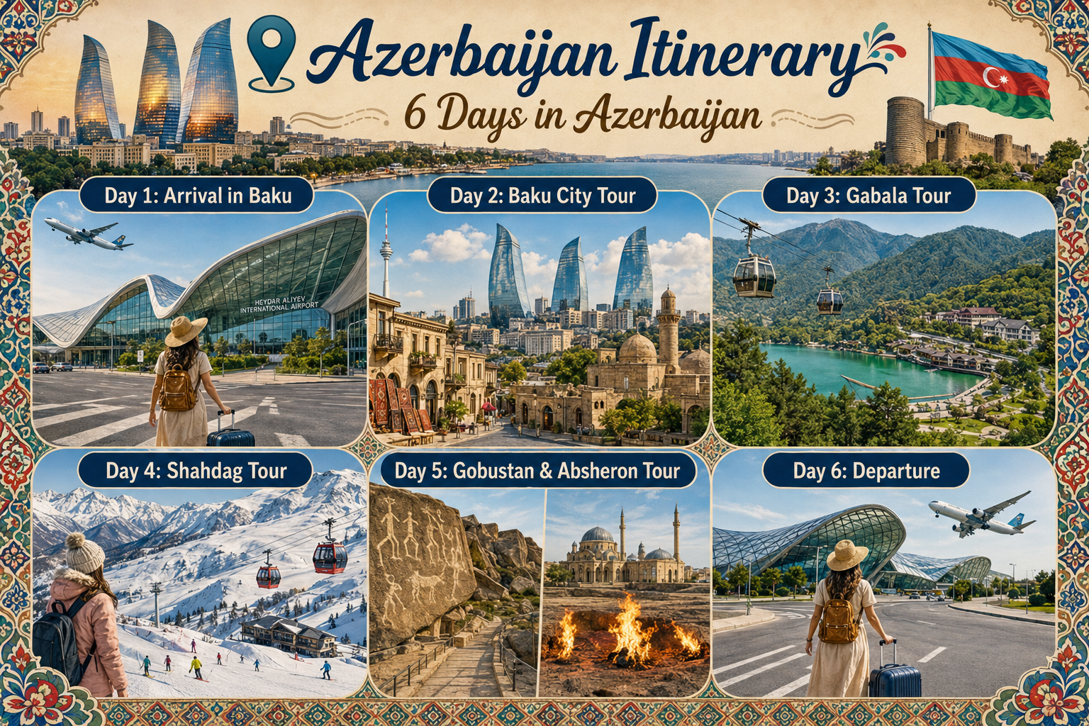 azerbaijan tour package baku gabala shahdag