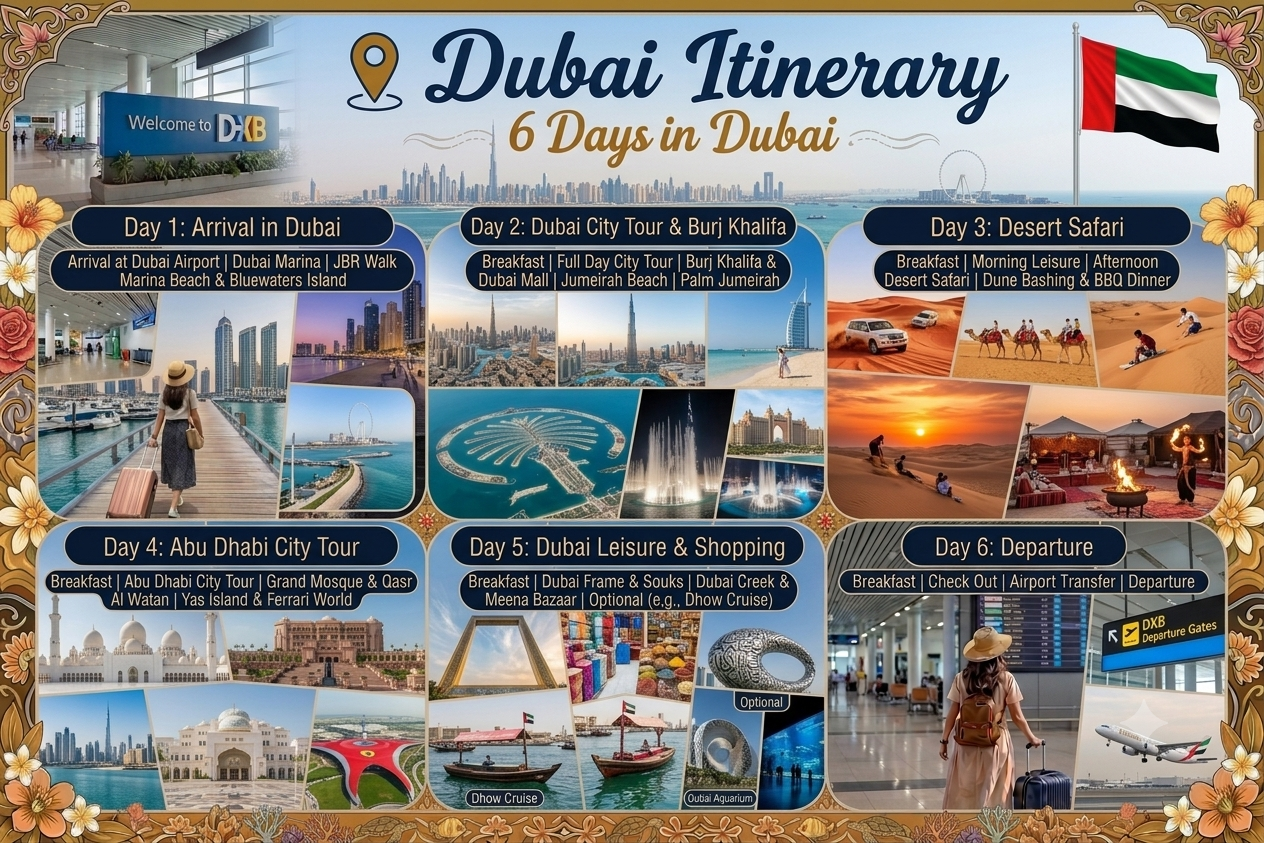 dubai tour package dubai abu dhabi desert safari