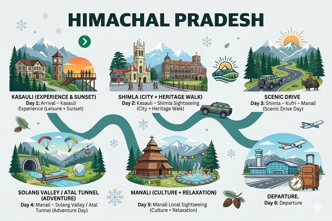 shimla manali kasauli comfort 3 star hotels solang valley atal tunnel