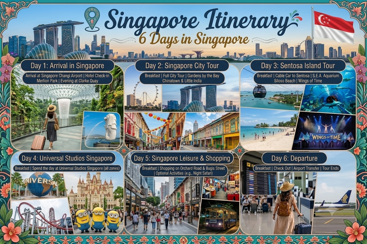 singapore tour package sentosa island universal studios