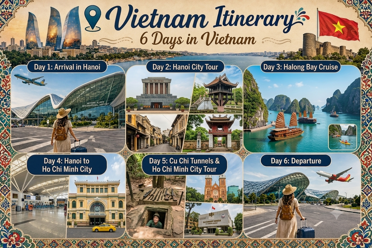 vietnam tour package hanoi halong bay ho chi minh city